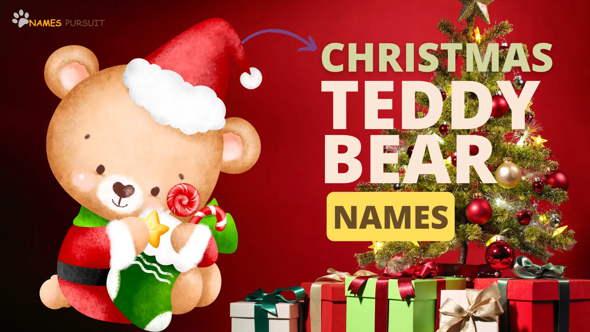 Christmas Teddy Bear Names