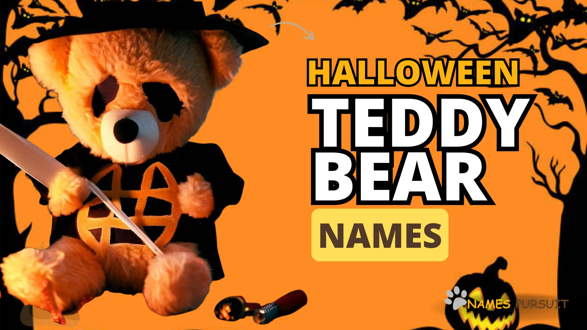 Halloween Teddy Bear Names