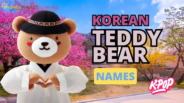 Korean Teddy Bear Names with a K-pop Twist!