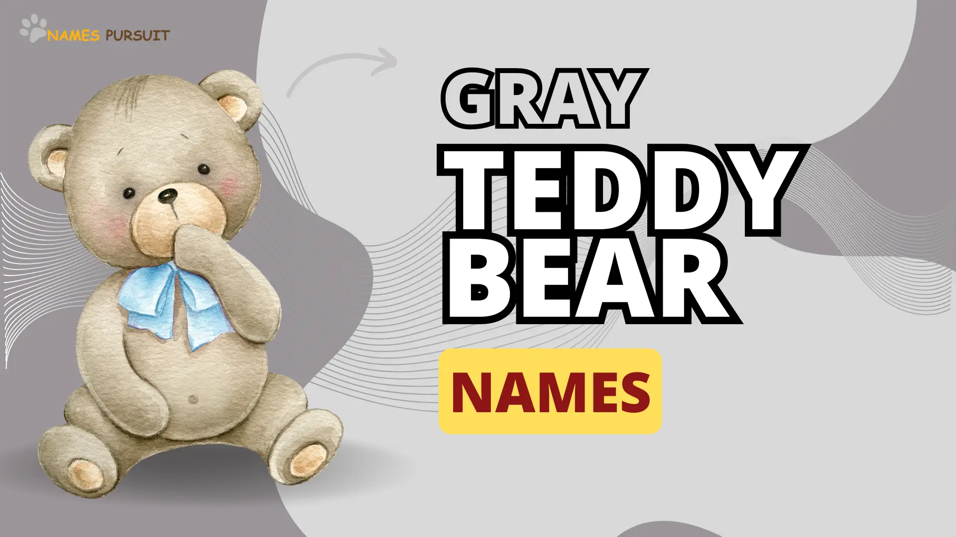 gray Teddy Bear Names