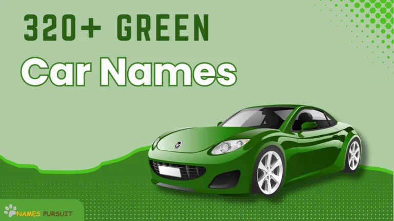 320+ Green Car Names [Popular, Catchy, & Bold]