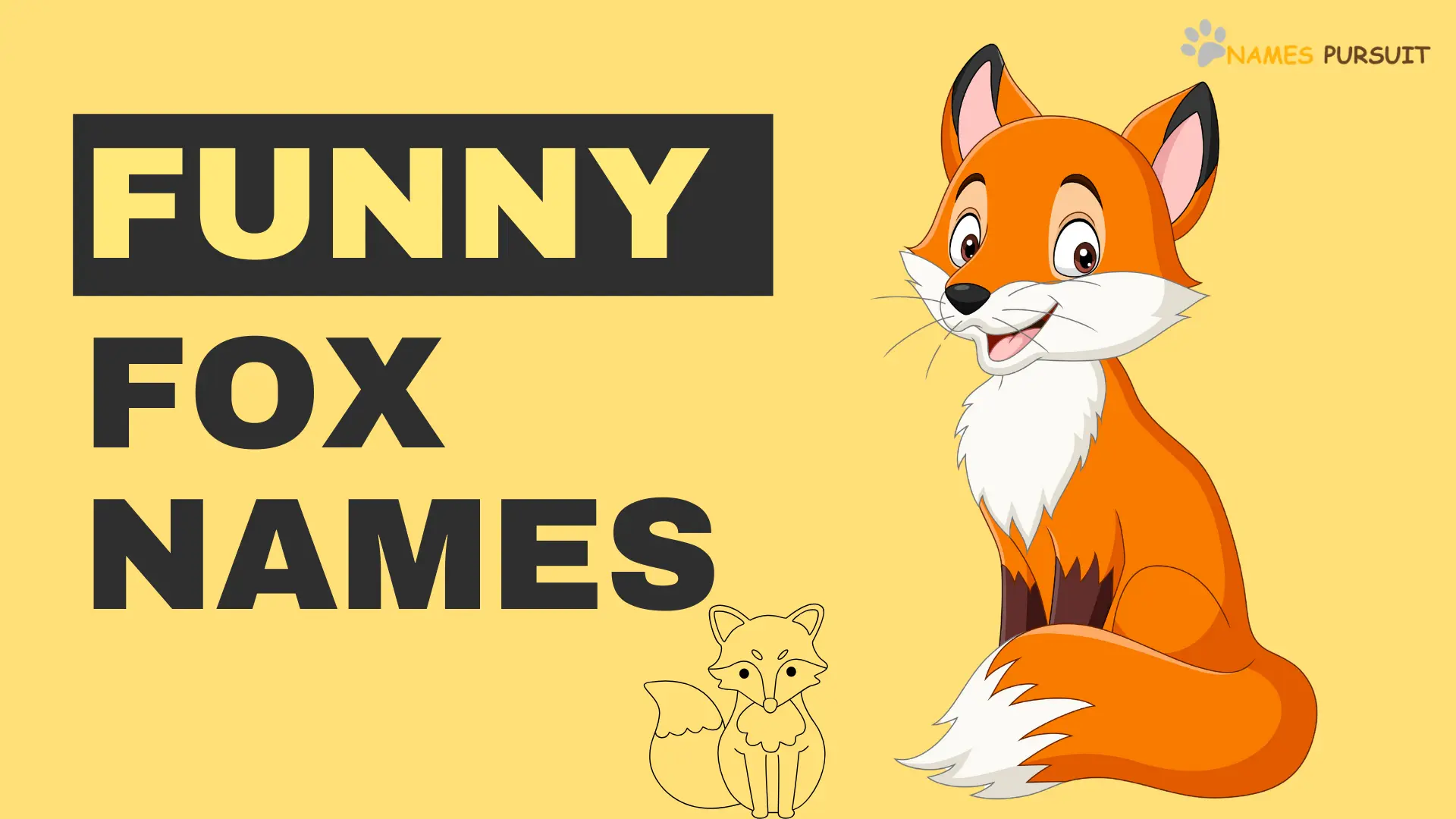Funny Fox Names