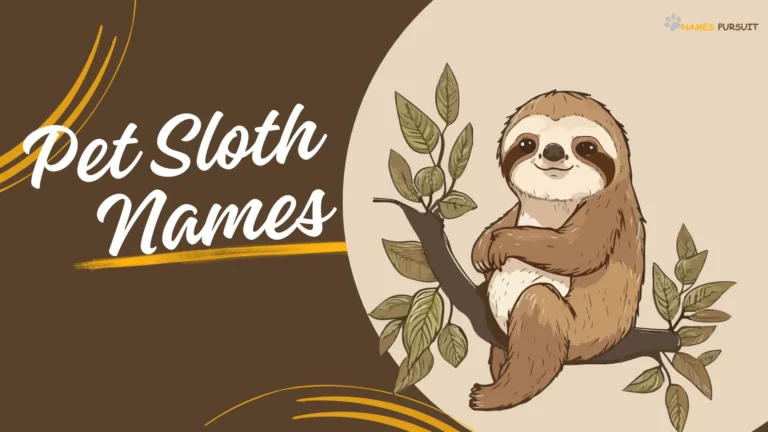 500+ Pet Sloth Names [Cute, Funny, & Clever Ideas]