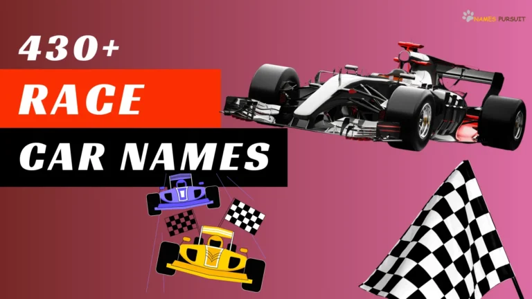 430+ Race Car Names! (Cool, Unique, and Bold)