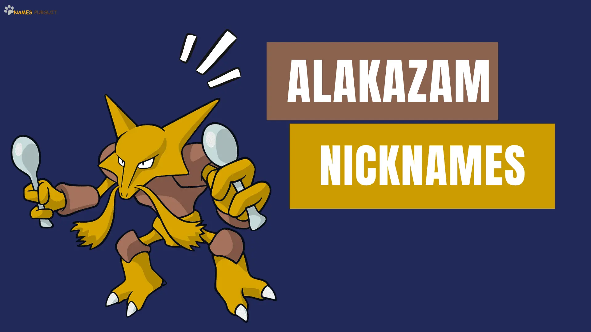 Alakazam Nicknames