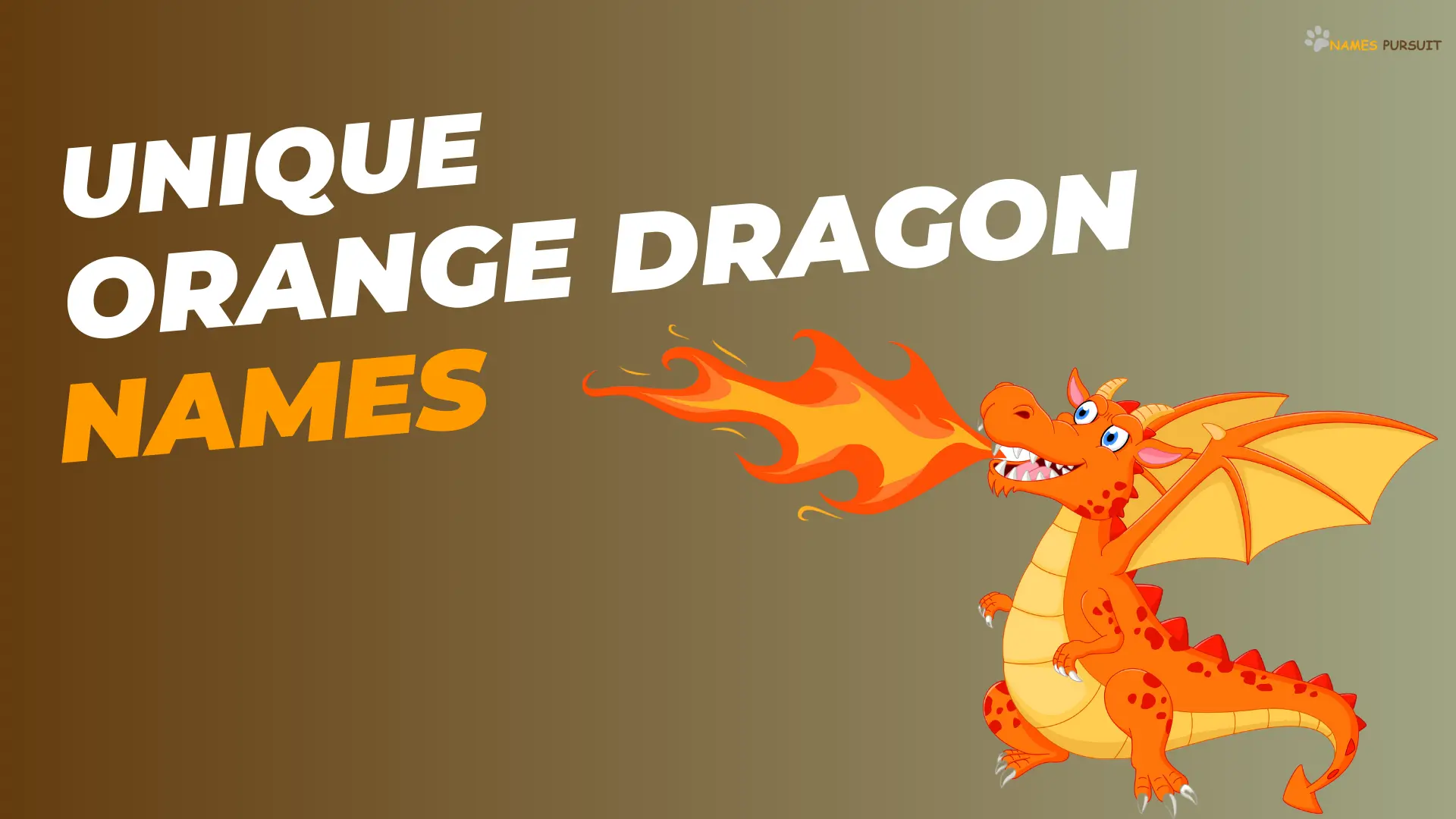 Unique Orange Dragon Names