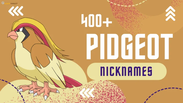 Pidgeot Nicknames [400+ Cute, Cool, & Catchy Ideas]