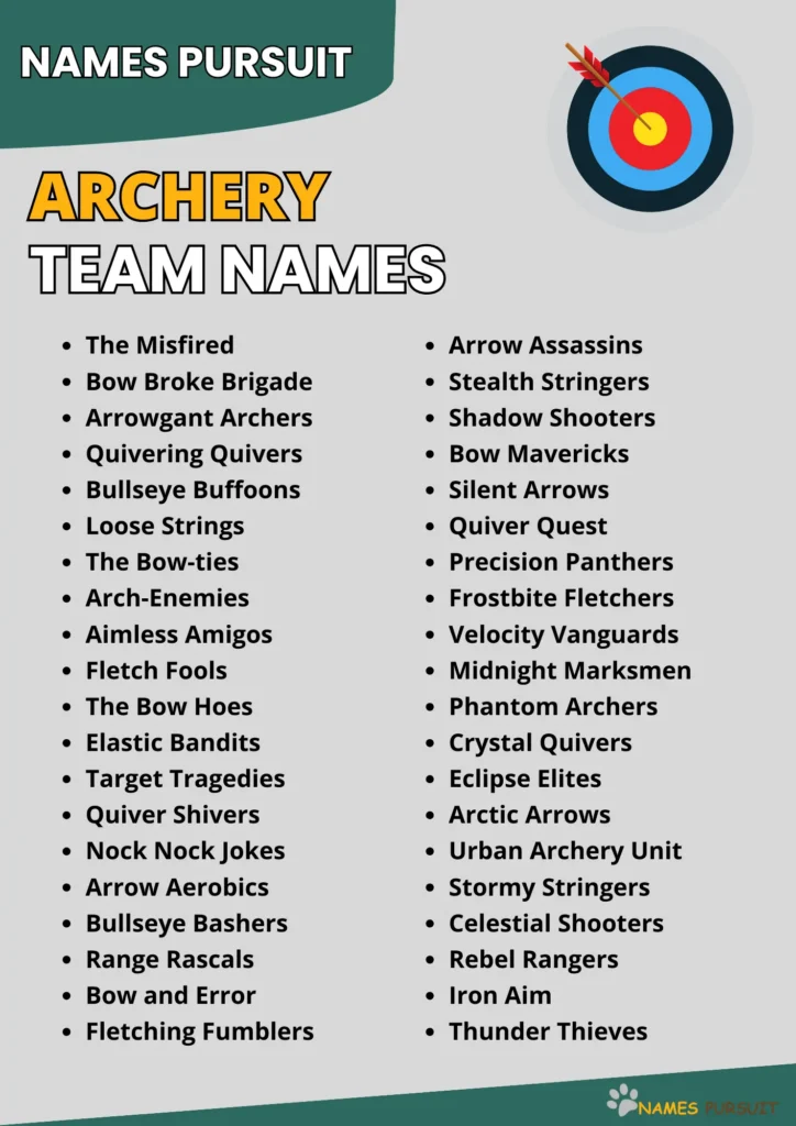 Archery Team Name Ideas
